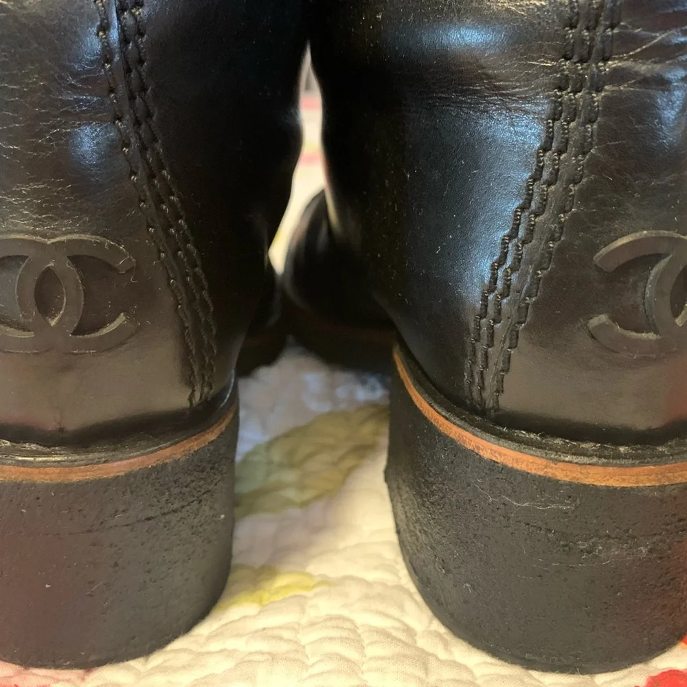 Chanel Leather Boots - Picture 6 of 14
